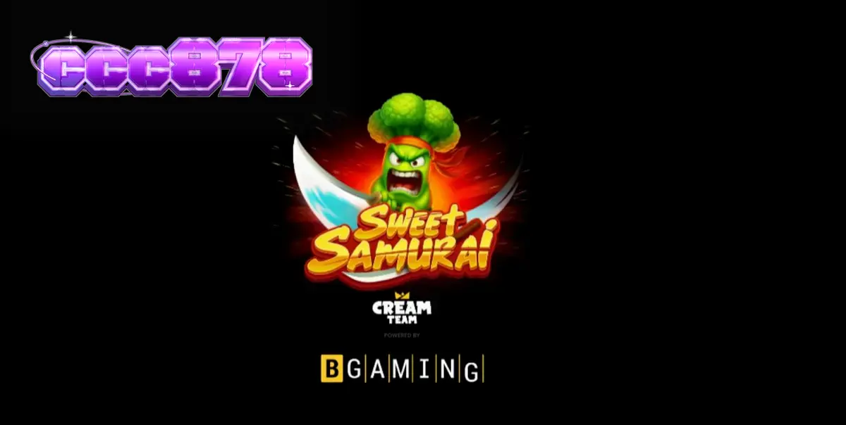 O Broccoli Samurai observando a grade de jogo do slot Sweet Samurai